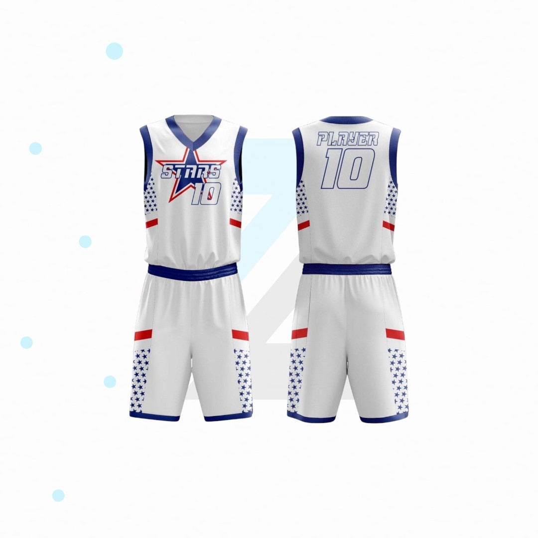 Premium Basketball Uniform | Custom Team Jersey & Shorts | Breathable Mesh Fabric angle 2